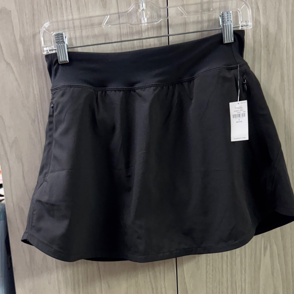 Black Athletic Skort